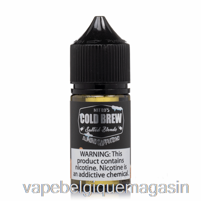 Vape Shop Bruxelles Cappuccino D'amande - Sels D'infusion Froide Nitros - 30ml 25mg